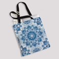 thumbnail image 2 of PKQWTM Christmas Cute Snowflake Pattern Canvas Shoulder Bags Handbags Tote Bags Shopping Bag, 2 of 2