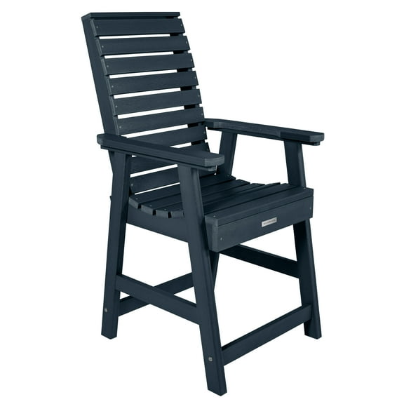 Highwood Weatherly Dining Chair - Counter Height, Outdoor, Eco-friendly, Synthetic Wood