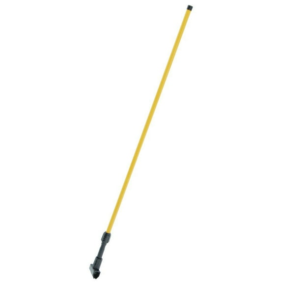 HUBERT® Mop Handle for 5" W Mop Head Clincher Style Yellow Fiberglass - 60" L