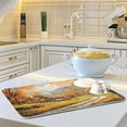 thumbnail image 6 of Kitchen Drying Mat 16x18In Drying Dish Mat Dish Drying Mats Kitchen Countertop Multi-Function Drain Drying Mat Kitchen Table Picturesque Autumn, 6 of 8