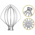 thumbnail image 3 of Fouet en Acier Inoxydable pour Appareil de Cuisine Kitchenaid, 3 of 5
