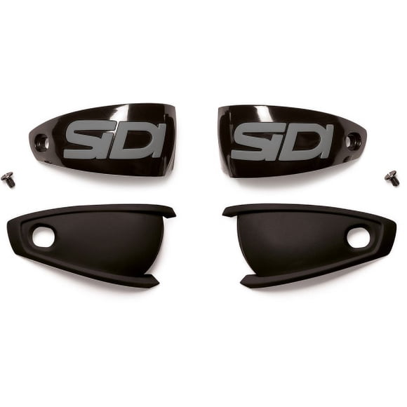 Sidi Tasse de Talon de Remplacement Noir Gris Tasse de Talon Asymétrique 145