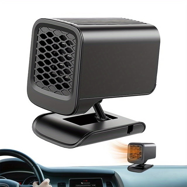 QJUHUNG Car Heater 120W Portable Car Heater Fast Heating Quickly Defrost Defogger Demister Heat Fan Auto Dryer Windshield Defroster