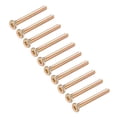 thumbnail image 1 of Unique Bargains Tornillos de máquina con socket hexagonal de acero al carbono Tornillos de muebles M6x2.16" 10Pcs, 1 of 4