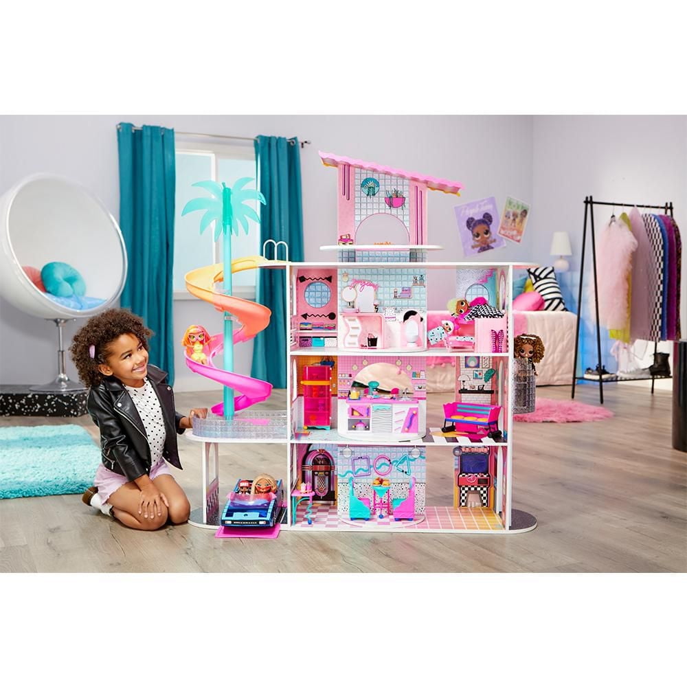 LOL Surprise OMG House of Surprises – New Real Wood Doll House with 85+ Surprises | 4 Stories, 10 Rooms