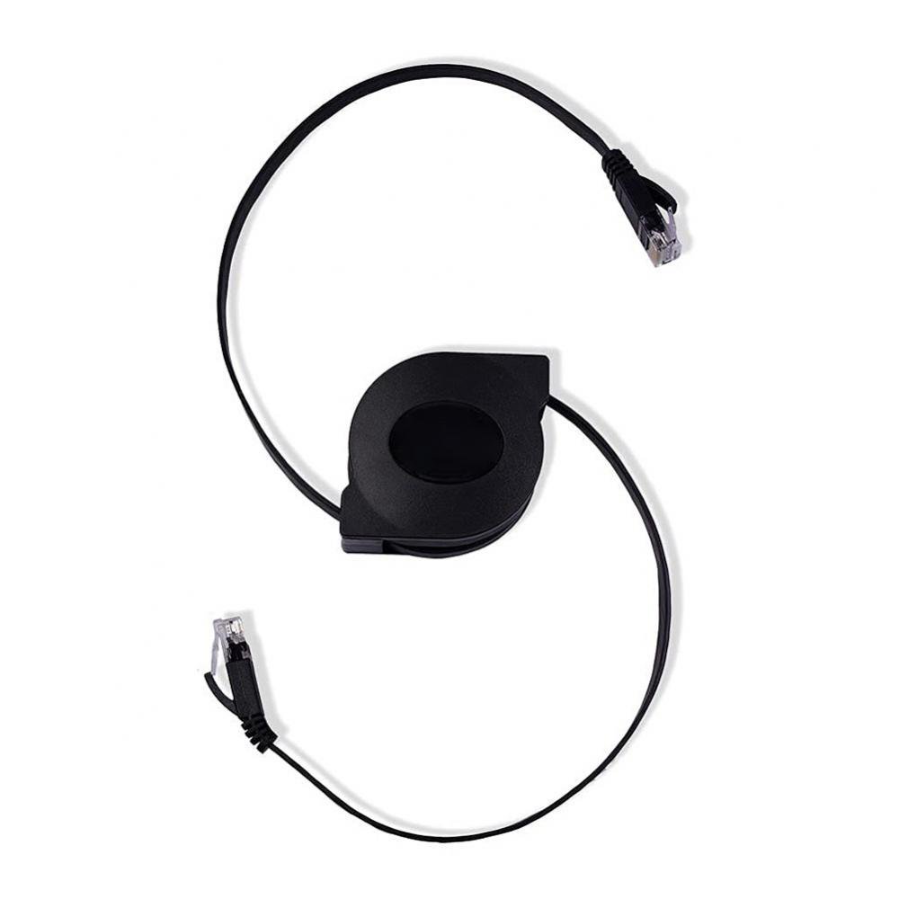 Adjustable Retractable Cable 5 Ft Premium CAT7 Gigabit