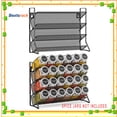 thumbnail image 1 of Bextsrack 4 Layers Seasoning Shelf,&nbsp;Storage Organizer for countertop 2 PC（Spice Jars not Included),(Black), 1 of 7