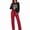 H-Christmas, variant on Loritta Women's Pajamas 2 Piece Set Summer Short Sleeve Round Neck Sleepwear Soft Striped Pants Lounge Sets with Pocket, S-2XL