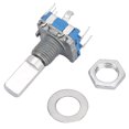 thumbnail image 1 of Codificador Rotatorio EC11, Interruptor De Codificación Rotatorio, Electrodomésticos Duraderos Resistentes Al Desgaste Para Instrumentación Electrónica Automotriz Audio OTVIAP Digital Potentiometer Switch, 1 of 8