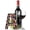 Black (A), variant on Made Easy Kit Metal Letter Wine Cork Savers Monogram w/ Free Wall Mount Kit, A-Z (R)