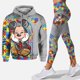 thumbnail image 1 of Sudadera con capucha de Mickey personalizable para mujer, conjunto de pantalones de chándal de Yoga de Mickey, Leggings de Yoga de Disney, chándal de moda, 1 of 4