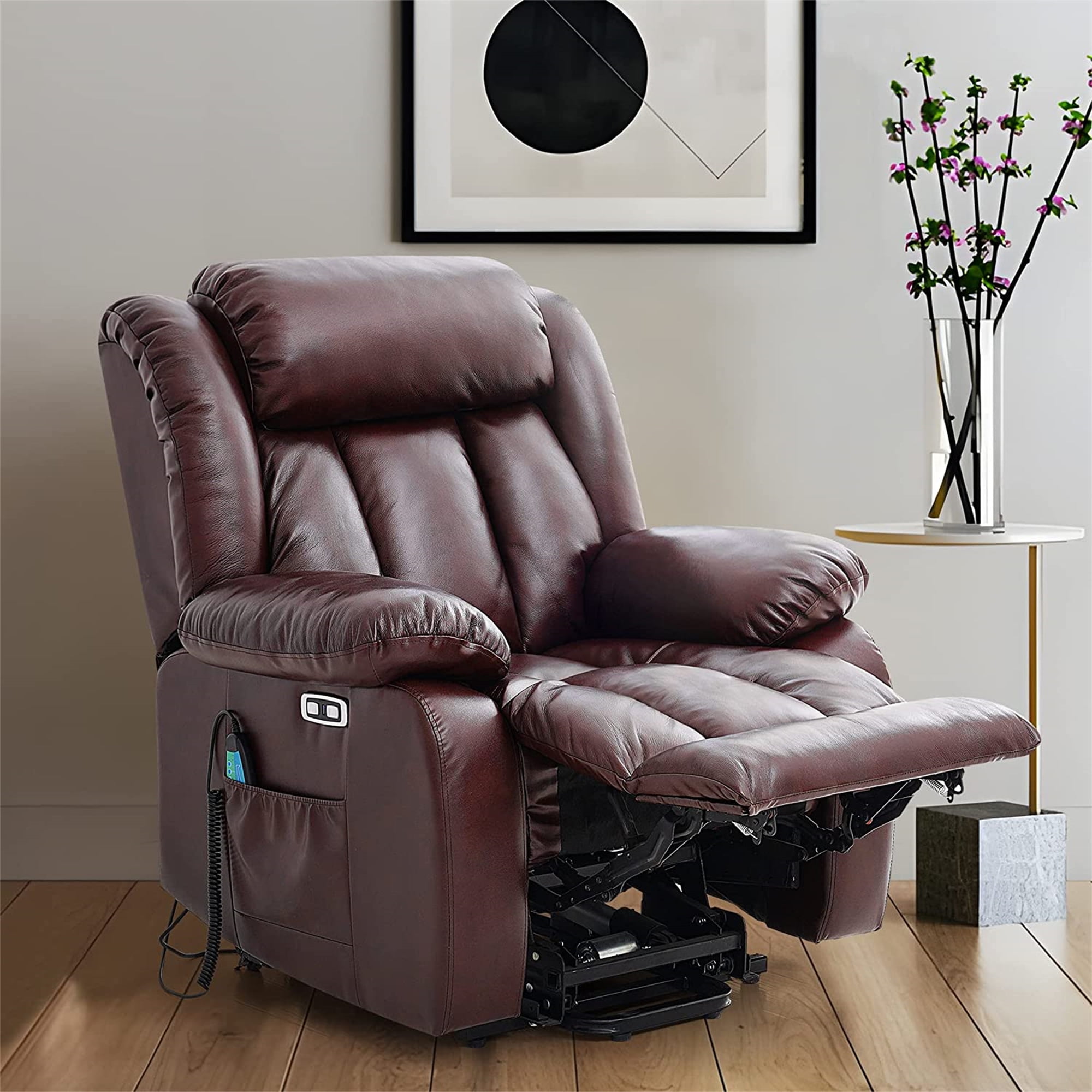 EMONIA Luxury Power Lift Massage Chair Remote Control Heat Genuine