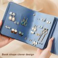 thumbnail image 4 of LCXmlly Earring Display Bag Lightweight Foldable Book Design Earring Storage Organizer Wear Resistant Travel Earring Case, 4 of 8