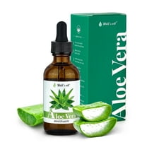 Well's Oil Aloe Vera Oil - for Dry Skin and Hair Care | Moisturizing, Soothing & Nourishing | Hair Growth | All Natural (2 fl oz / 60 ml)