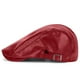 thumbnail image 4 of Boina informal de cuero sólido para hombre, estilo antiguo, combina con todo, ideal para parejas, de rayón., 4 of 4