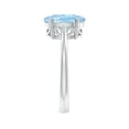 thumbnail image 3 of Angara Natural 2.2 Ct. Aquamarine Solitaire Ring in Sterling Silver for Women (Ring Size: 3.5), 3 of 9