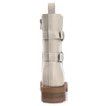 thumbnail image 3 of Journee Womens Yasmine Almond Toe Block Heel High Ankle Booties, 3 of 8