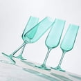 thumbnail image 3 of sheer-light-green-flute-set-of-4, 3 of 3