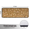 thumbnail image 5 of Kitchen Rugs Sets Of 2,Golden Christmas Snowflake Pattern Anti Fatigue Kitchen Mat Rugs Non Slip Washable,Decorative Kitchen Floor Mats for Kitchen,Sink,Laundry,17"x47"+17"x47", 5 of 5