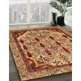 thumbnail image 2 of Ahgly Company Indoor Rectangle Abstract Orange Abstract Area Rugs, 2' x 5', 2 of 6