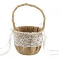 thumbnail image 1 of Cesta de boda, cesta de lino, algodón y lino, cesta de maquillaje, cesta de regalo, tecnología innovadora, 1 of 9
