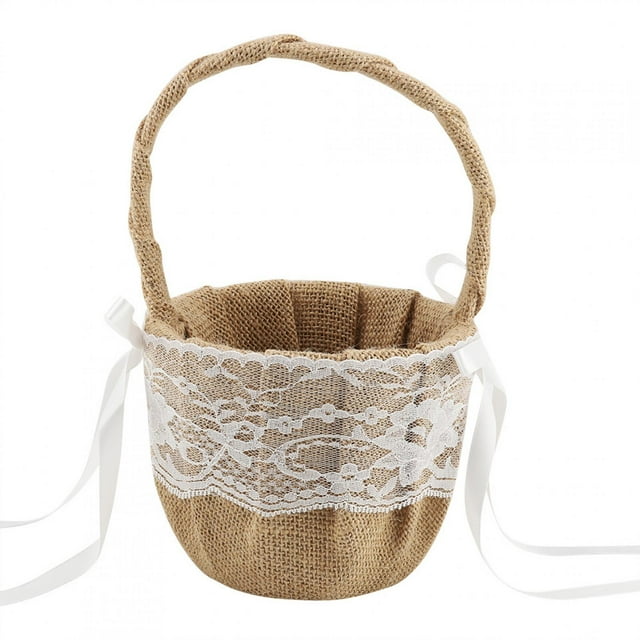 Cesta de boda, cesta de lino, algodón y lino, cesta de maquillaje, cesta de regalo, tecnología innovadora