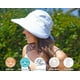 thumbnail image 3 of Sombreros Simplicity para mujer, visera convertible para playa con protección solar UV UPF 50+, 3 of 5