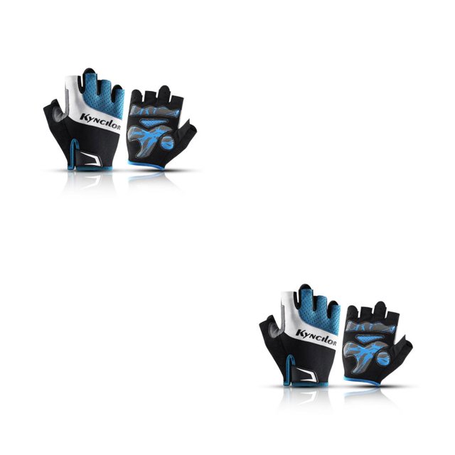 Soidarity Guantes de ciclismo de 2 piezas, resistentes al desgaste, Multicolor, para hombre, antideslizantes, Protector deportivo, equipo de Azul METRO 2piezas
