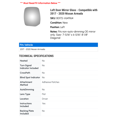 thumbnail image 2 of Left Door Mirror Glass - Compatible with 2017 - 2020 Nissan Armada 2018 2019, 2 of 2