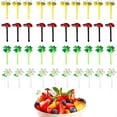 thumbnail image 1 of Juego de brochetas de frutas 32pcs | Lindos Picks de Comida Reutilizables para Aperitivos de Fiesta, Almuerzo Bento, Decoración de Snacks | Material PP, Duradero, 3.8-4.2cm, Multicolor | Insertos de, 1 of 6