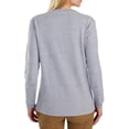 thumbnail image 2 of Carhartt Women's WK231 Workwear Sleeve Logo LS T-Shirt, 2 of 3