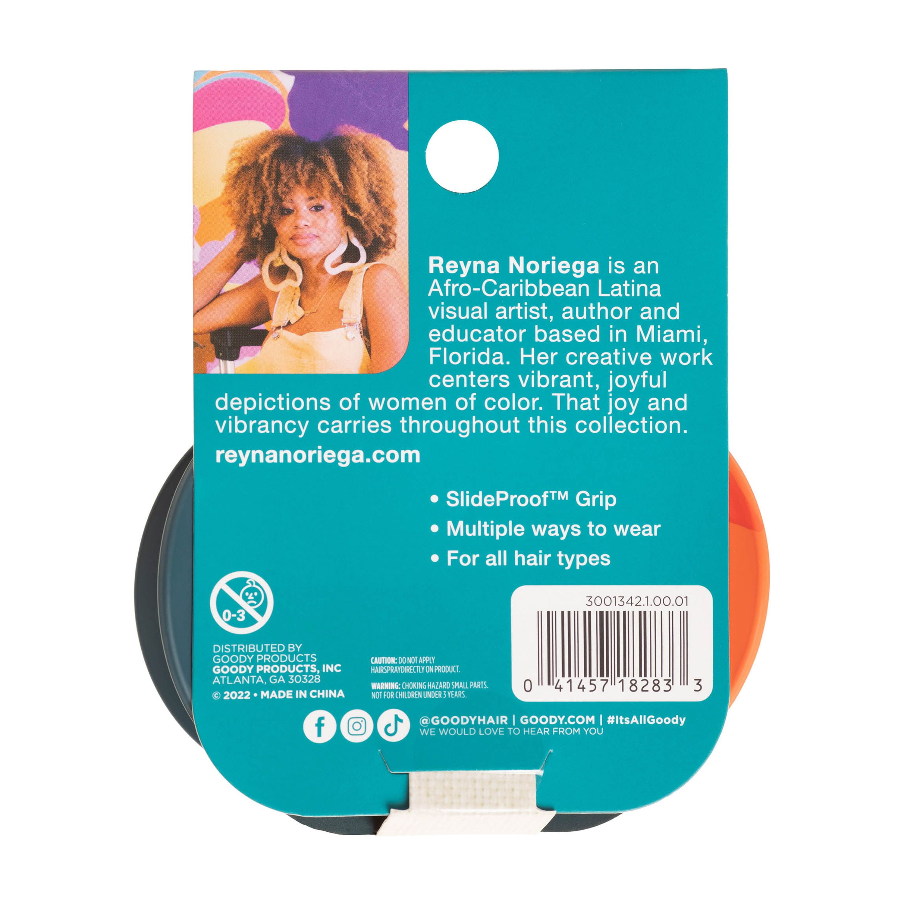 Goody Tru X Reyna Noriega Collab Medium Slideproof™ Claw Clip, 2 CT