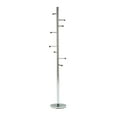 thumbnail image 2 of Room Designs Coat Rack Chrome / Walnut Transitional Round base; Rod top, 2 of 4