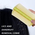 thumbnail image 5 of Beige Lice Comb Fast Removal Of Lice Eggs Nits And Dandruff, 5 of 5