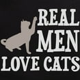 thumbnail image 3 of CafePress - Real Men Love Cats Pajamas - Men's Dark Loose Fit Cotton Pajama Set, 3 of 7