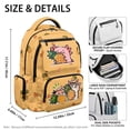 thumbnail image 7 of Yspwyqan Cute Axolotl Pineapple School Backpack for Kids, 17 Inch 600D Polyester Lightweight Bookbag Fits 15.6 Laptop, Multi-Pocket for Elementary Middle Travel Hiking, 7 of 7