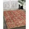 thumbnail image 3 of Ahgly Company Machine Washable Indoor Square Traditional Light Copper Gold Area Rugs, 4' Square, 3 of 7