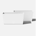 thumbnail image 7 of Veradek Pure Series Midori 39" Plastic Planter Tray - White, 7 of 7