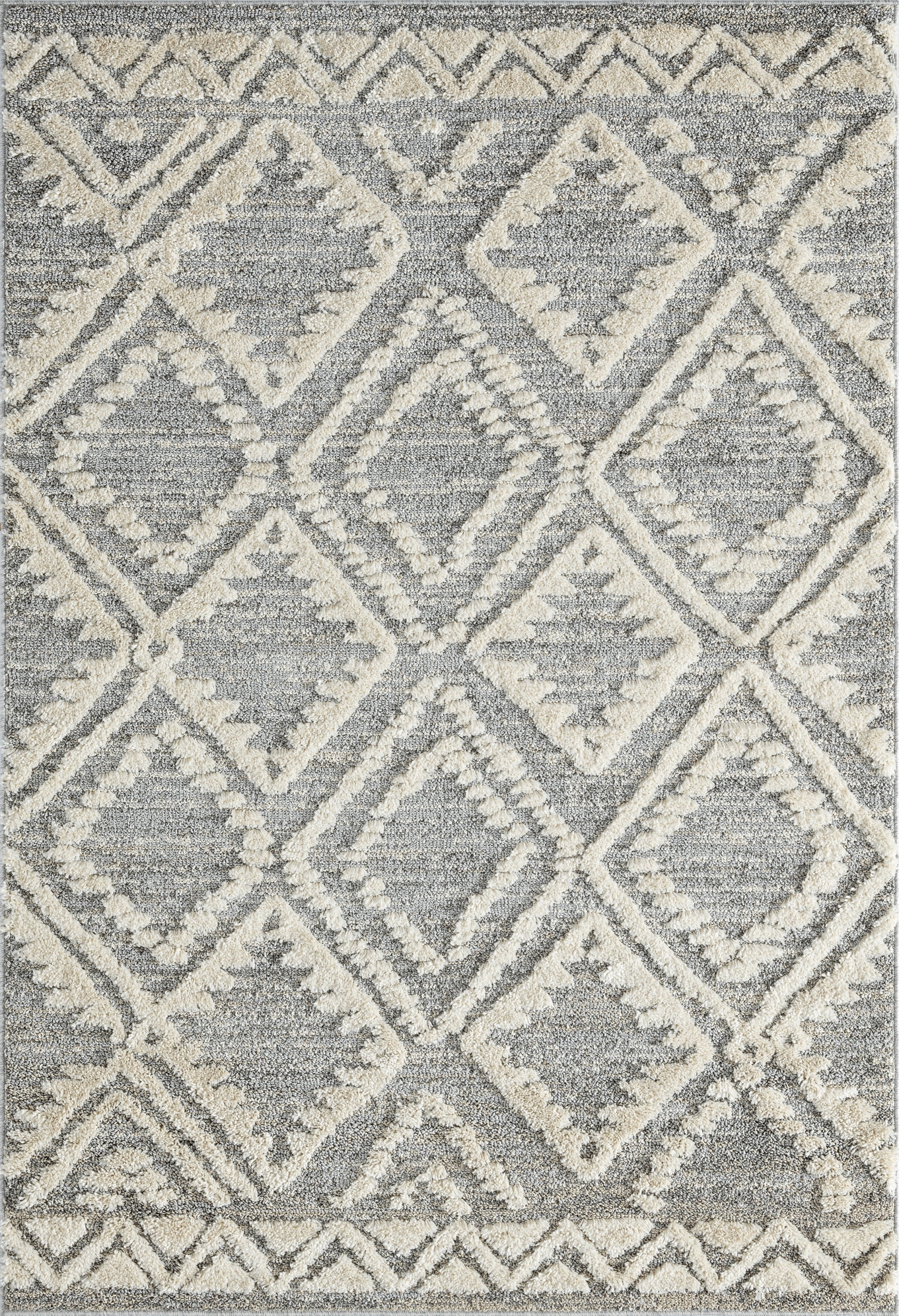 United Weavers Decorah Madison Modern Geometric Area Rug, Grey, 12'6" x 15'