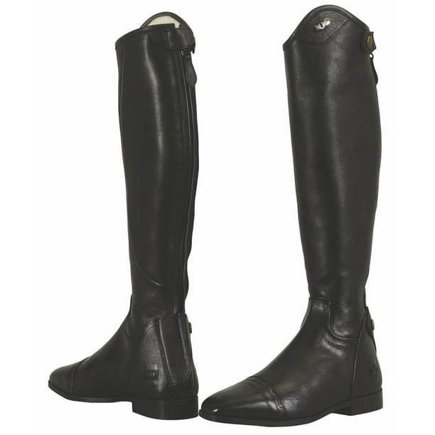 new - tuffrider ladies regal dress leather tall riding boots black ...