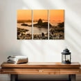 thumbnail image 2 of Elephant Stock Rio De Janeiro Wall Art - Horizontal Multi Panel Canvas - Living Room Wall Decor - Places Multi Panel - Orange And Brown Decor - 23" x 14", 2 of 4