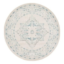 Unique Loom New Classical Collection Area Rug - Attiki (6' 1" Round Beige/Gray)