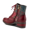 thumbnail image 7 of L’Artiste Marty Hand-Painted Leather Ankle Boots for Women – Cozy Flannel Lined Comfort Boot with Zipper Closure, 7 of 7