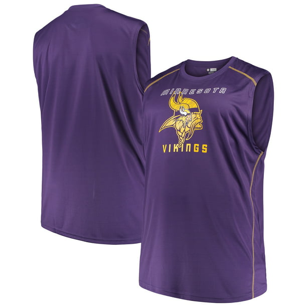 Men's Majestic Purple Vikings Big & Tall Endurance Test Muscle Tank Top - Walmart.com