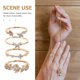 thumbnail image 3 of unbranded 4Ud De Anillos Dorados Para Mujer Estilizado Ideal Para Regalo Y Uso Diario, 3 of 7