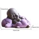 thumbnail image 2 of Buda Maitreya sonriente, estatua de Buda de cerámica, escultura de té ornamental, mini adornos de Buda de la suerte sentado, decoración del hogar adornos de jardín (C) ER, 2 of 5