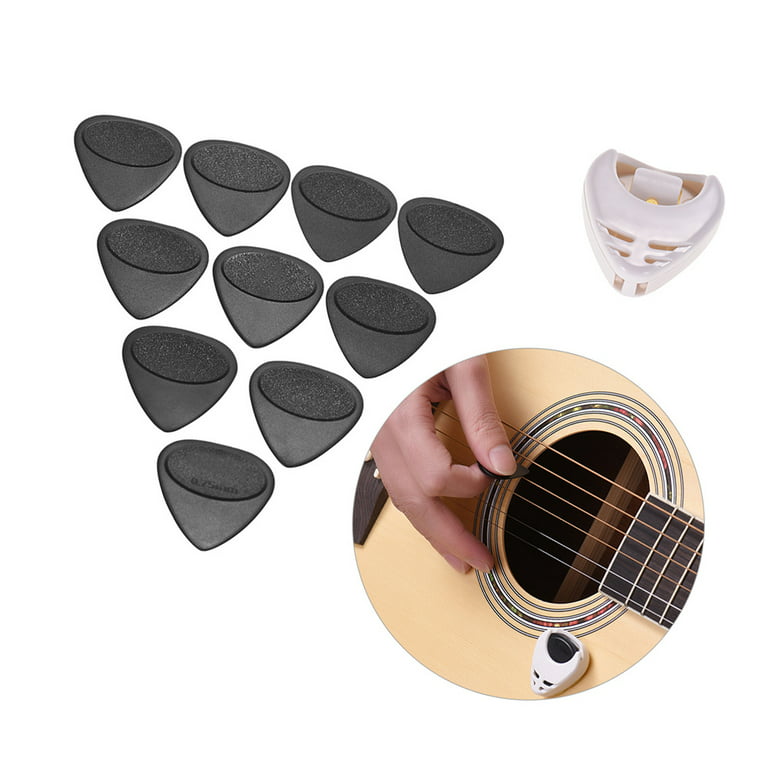 Walbest 4Pcs/Set Anti-slip Silicone Fingertip Protectors Guitar