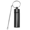 thumbnail image 2 of Llavero Pastillero Pequeño Mini para Suplementos Medicamentos Negro Zulema Estuche de medicamentos, 2 of 8