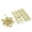 Gold, variant on Ywmsfl 10x for Butterfly Door Cabinet Drawer Jewellery Box Hinge Furniture 20mm
