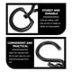 thumbnail image 3 of unbranded 6Ud De Colgar Macetas Rotativos Para Jardinería En Metal Negro, 3 of 7